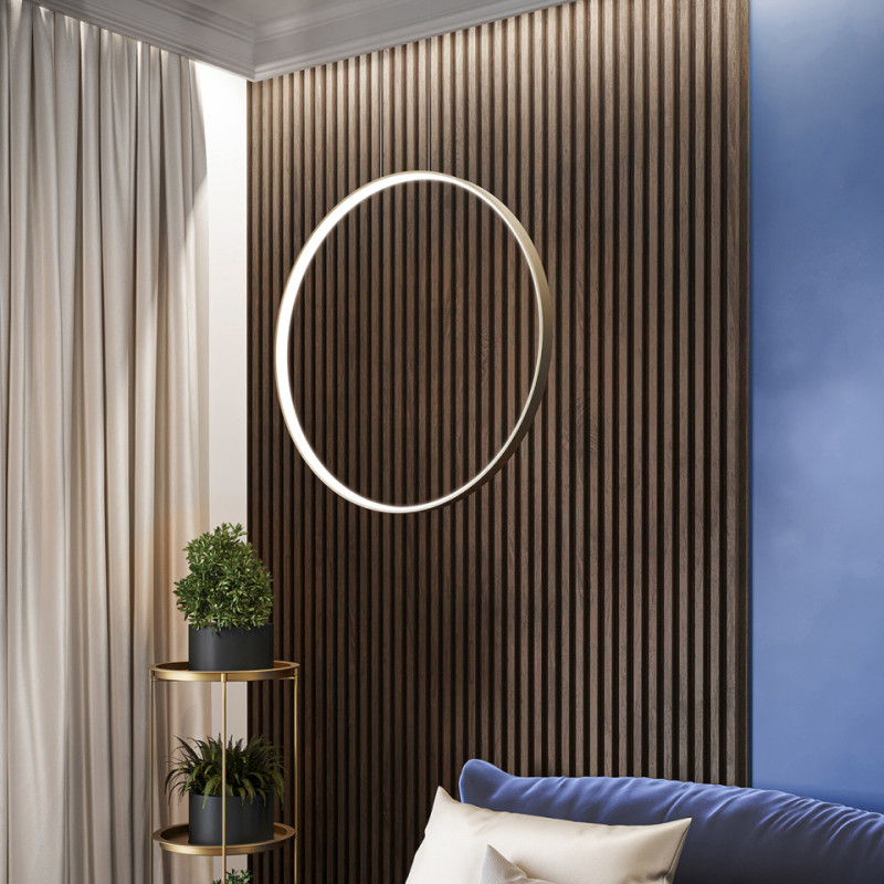 Lampa Wisząca Rio 110 Złota Led 4000K