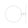 Plafon Rio 110 Czarny Led 3000K