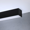 Plafon Pinne 200 Czarny 4000K