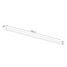 Plafon Pinne 200 Czarny 4000K