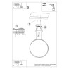 Lampa Wisząca Rio 78 Biały Led 3000K