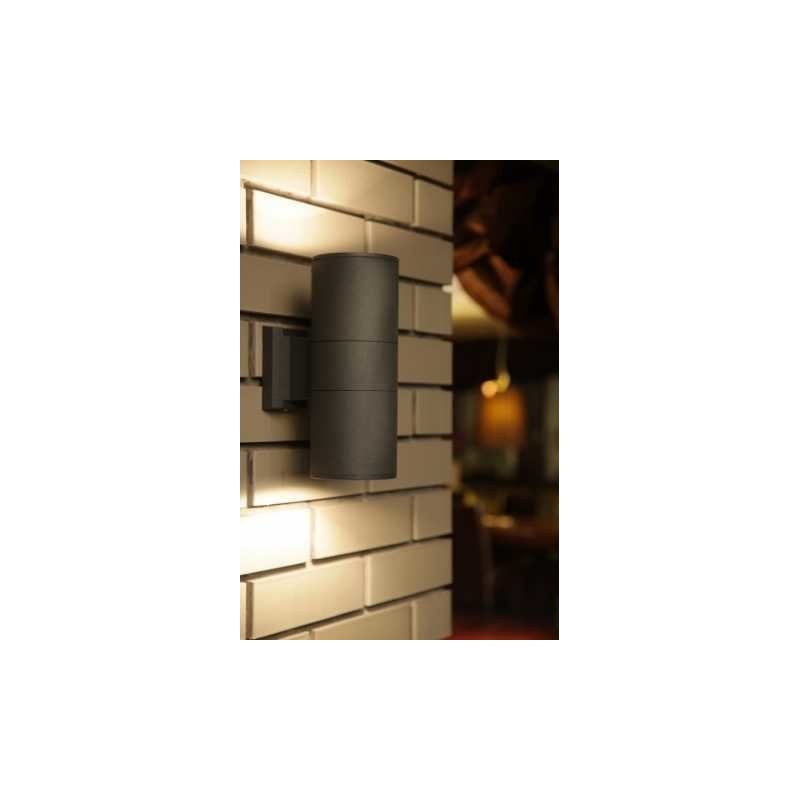 Adela 7001BL SU-MA - lampa elewacyjna - okrągła, czarna, 30cm - 2xE27