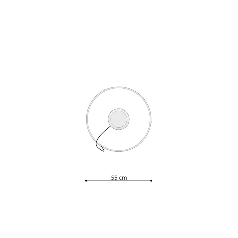 Żyrandol Rio 55 Biały Led 4000K