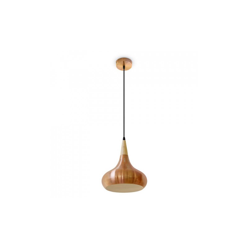 Oprawa Wisząca Czerwony Bronze Canopy Metal Lamp Shape fi260 V-TAC VT-7225