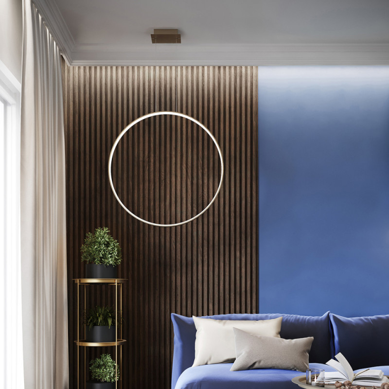 Lampa Wisząca Rio 55 Złota Led 4000K