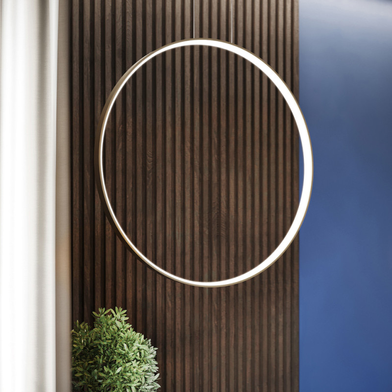 Lampa Wisząca Rio 55 Złota Led 4000K