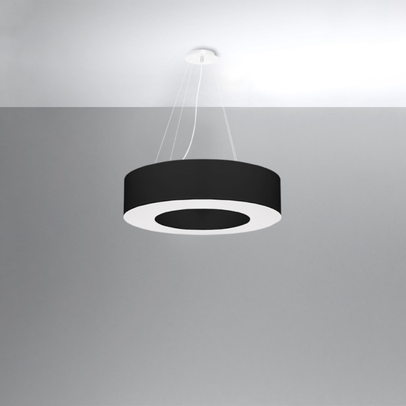 Żyrandol Saturno 70 Czarny