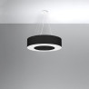 Żyrandol Saturno 70 Czarny