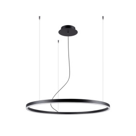 Żyrandol Oda 80 Czarny Led 4000K