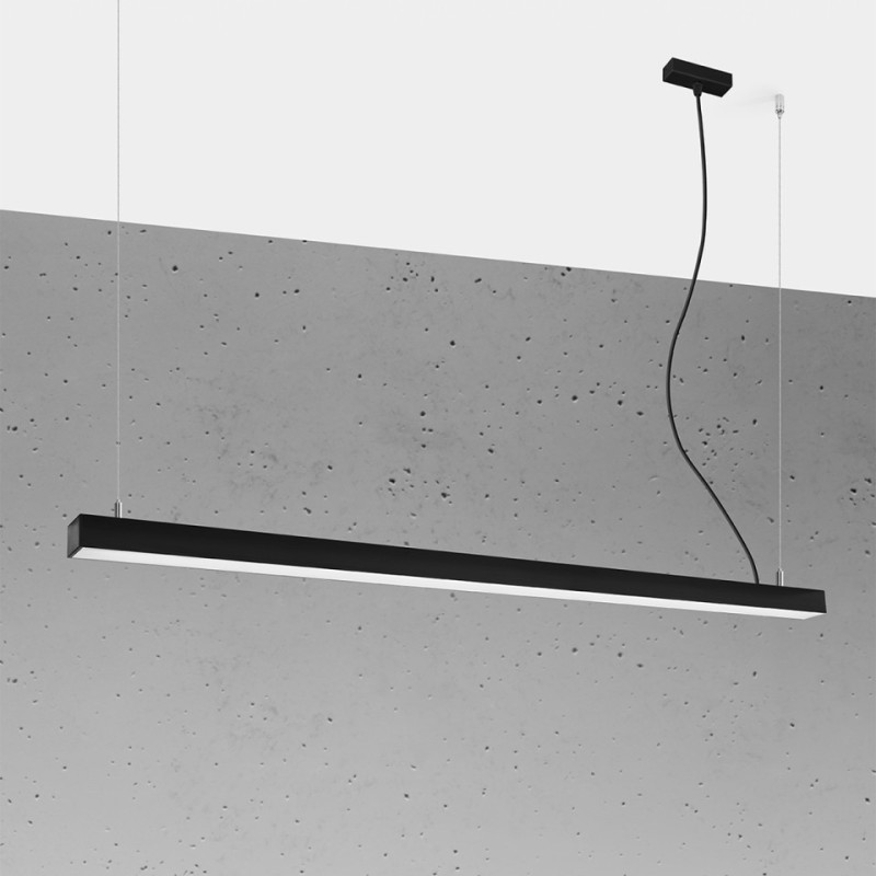 Lampa Wisząca Pinne 150 Czarna 3000K