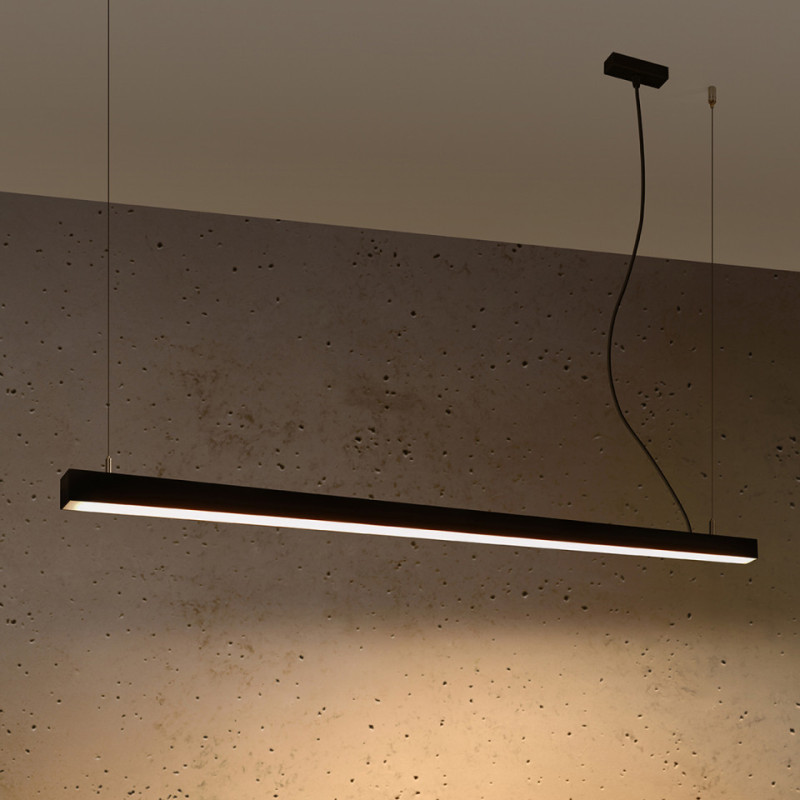 Lampa Wisząca Pinne 150 Czarna 3000K