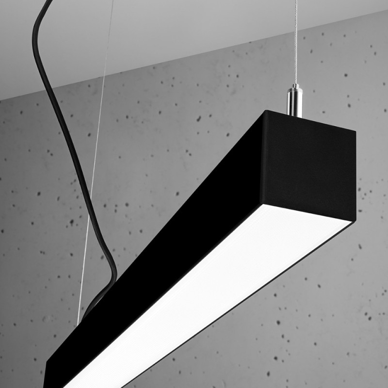 Lampa Wisząca Pinne 150 Czarna 3000K