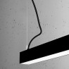 Lampa Wisząca Pinne 150 Czarna 3000K