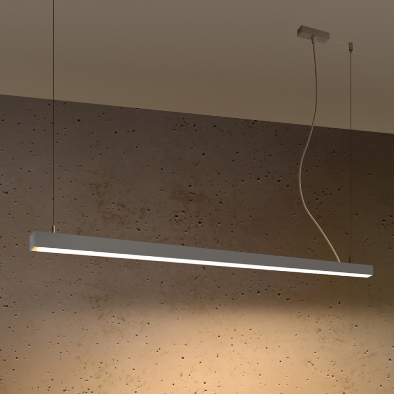 Lampa Wisząca Pinne 150 Szara 3000K