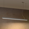 Lampa Wisząca Pinne 150 Szara 3000K