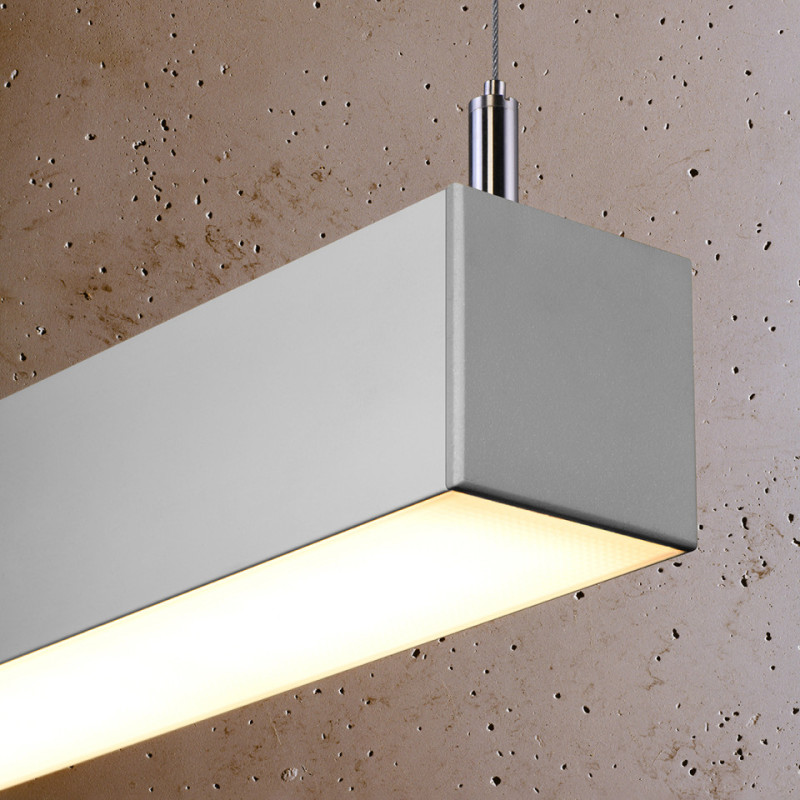 Lampa Wisząca Pinne 150 Szara 3000K