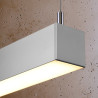 Lampa Wisząca Pinne 150 Szara 3000K