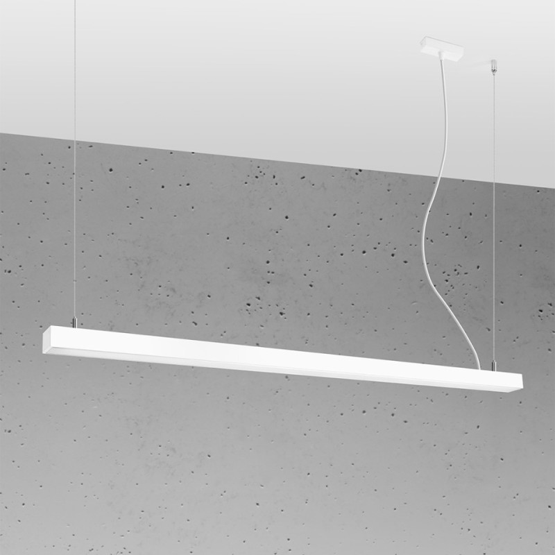 Lampa Wisząca Pinne 150 Biała 4000K