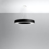 Żyrandol Saturno Slim 70 Czarny