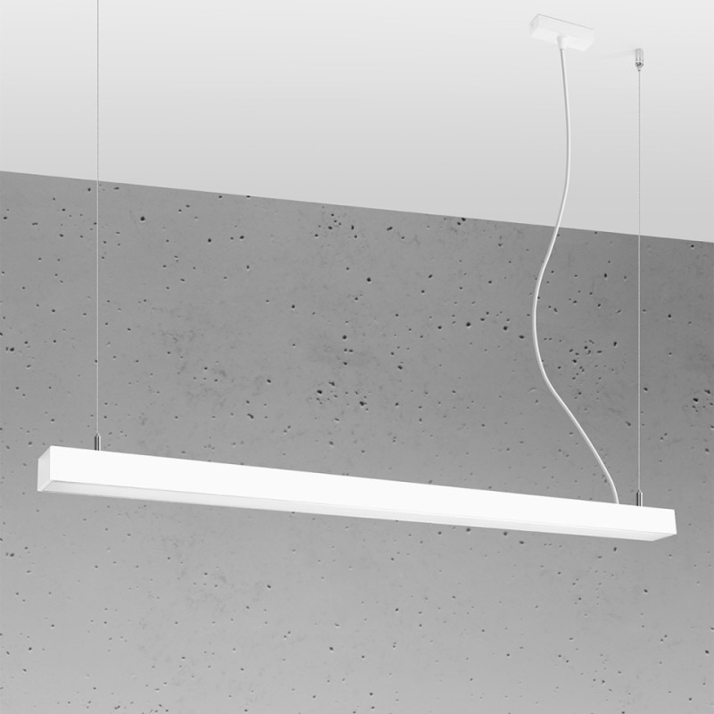 Lampa Wisząca Pinne 117 Biała 4000K