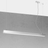 Lampa Wisząca Pinne 117 Szara 4000K