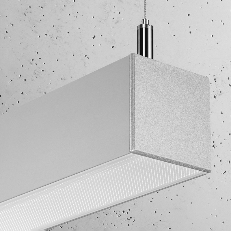 Lampa Wisząca Pinne 117 Szara 4000K