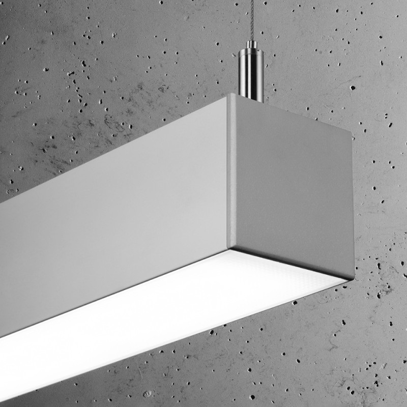 Lampa Wisząca Pinne 117 Szara 4000K