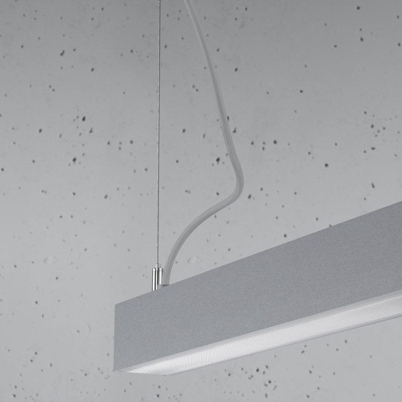 Lampa Wisząca Pinne 117 Szara 4000K