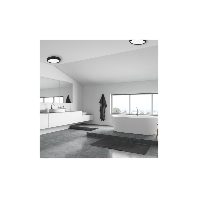 Plafon GEA BLACK 36W LED Ø390 mm