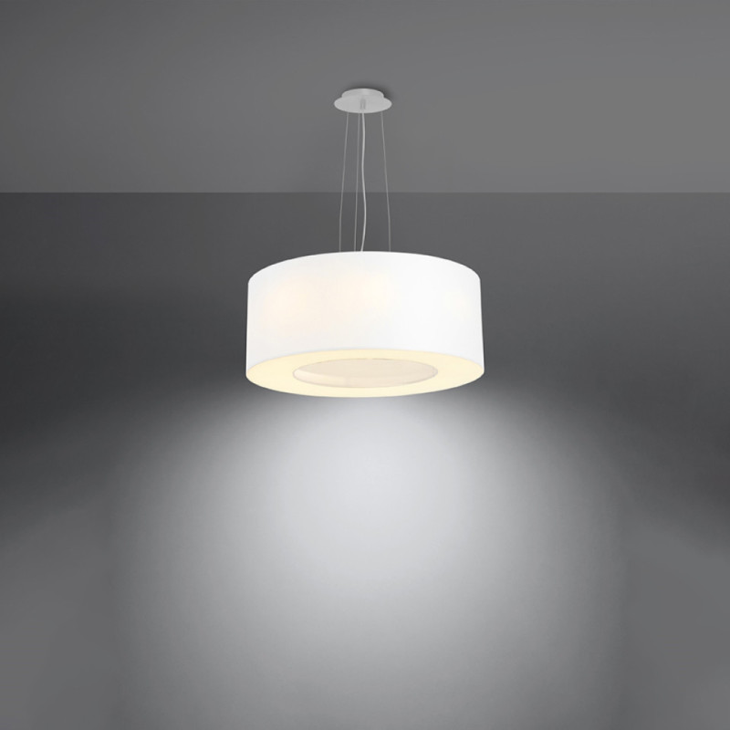 Żyrandol Saturno 50 Biały