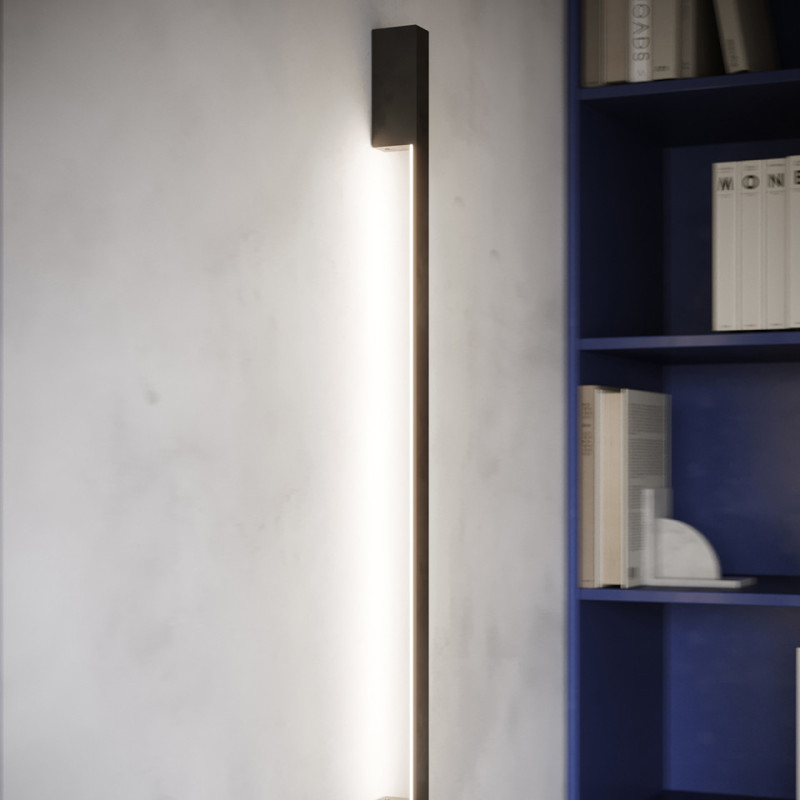 Kinkiet Sappo M Czarny Led 4000K