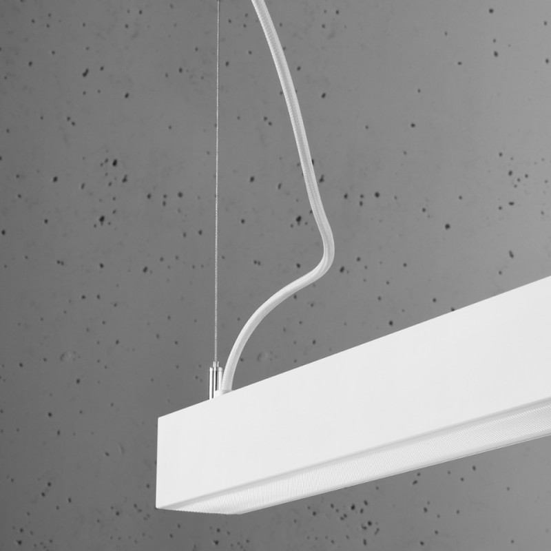 Lampa Wisząca Pinne 90 Biała 4000K