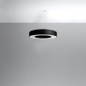Żyrandol Saturno Slim 50 Czarny