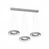 Lampa Wisząca Rondo Grey 36W Led