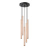 Lampa Wisząca Pastelo 5P Drewno