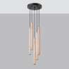 Lampa Wisząca Pastelo 5P Drewno
