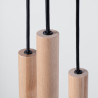 Lampa Wisząca Pastelo 5P Drewno