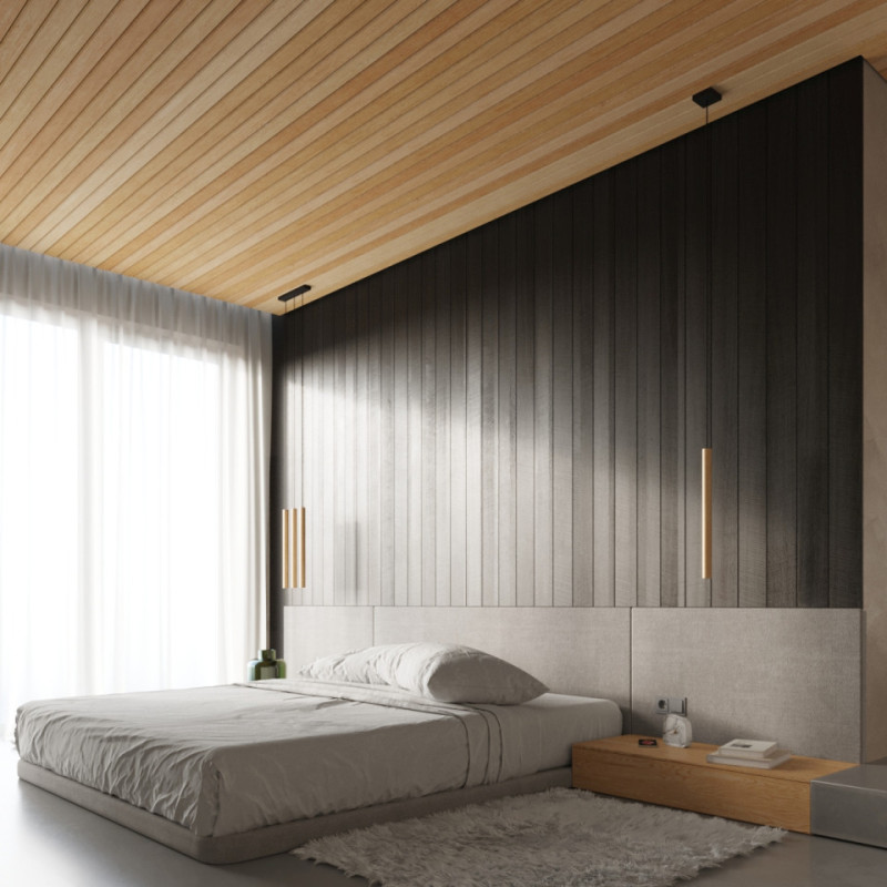 Lampa Wisząca Pastelo 5P Drewno