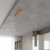 Lampa Wisząca Zane 3 Szara