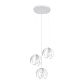 Lampa Wisząca Tulos 3P Biała