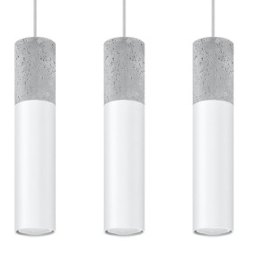 Lampa Wisząca Borgio 3L Biały