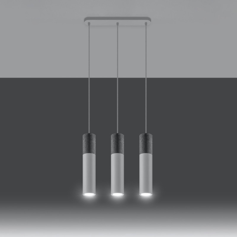 Lampa Wisząca Borgio 3L Biały