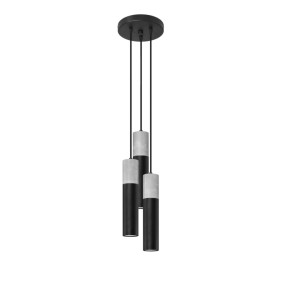 Lampa Wisząca Borgio 3P Czarny