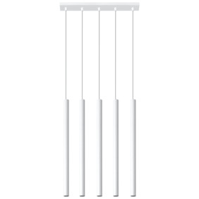 Lampa Wisząca Pastelo 5 Biała