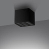 Plafon Ozzy Czarny Led