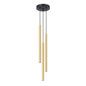 Lampa Wisząca Pastelo 3P Złoty Połysk