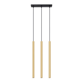 Lampa Wisząca Pastelo 3L Złoty Połysk
