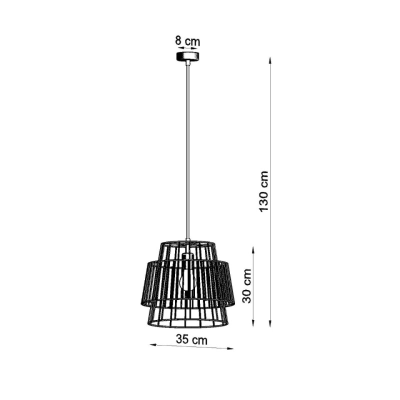 Lampa Wisząca Gate Biały