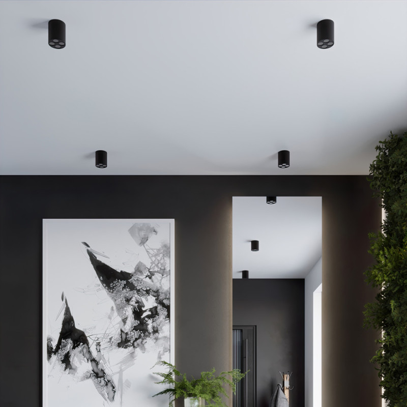 Plafon Zoe Czarny Led