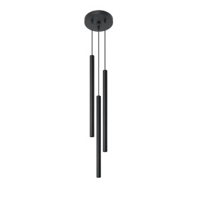 Lampa Wisząca Pastelo 3P Czarna